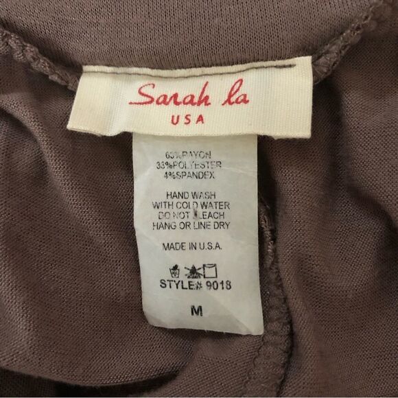 Sarah La Maxi Skirt Brown with Gold Embellishments - Picture 6 of 6